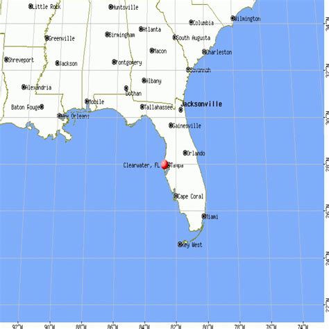 Clearwater Beach Florida Map Rendangbosc