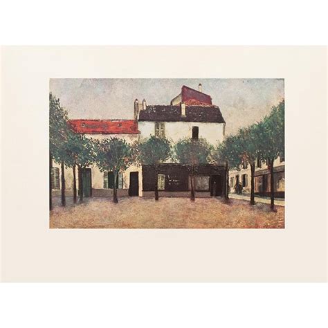 1947 After Maurice Utrillo Place De Montigny First Edition Parisian