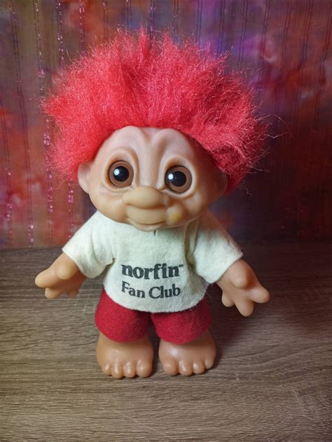 1980 Norfin Dam Troll Doll Etsy