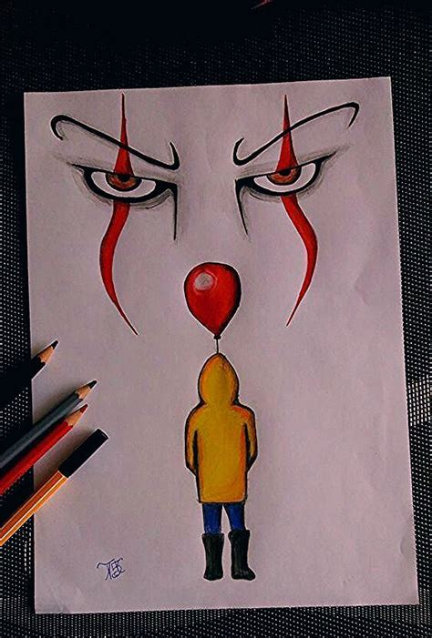 Es Der Clown 🎪 Bleistiftzeichnung Es Bleistiftzeichnung