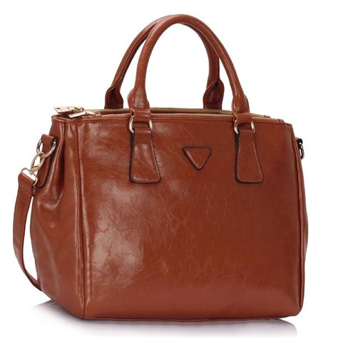Wholesale Brown Grab Handbag