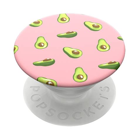 Popsockets Popgrip Avocados Pink Swappable Phone Grip In 2020