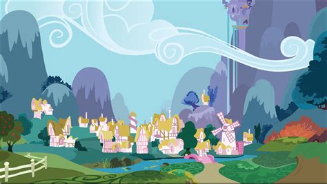 Ponyville By Hellswolfeh My Little Pony Wallpapers My Little