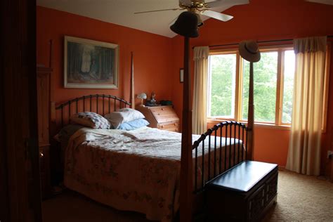 Burnt orange is a vibrant and vivid dark orange. The sleep space | Interior design living room warm ...