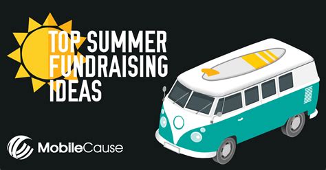 Summer Fundraising Ideas Infographic
