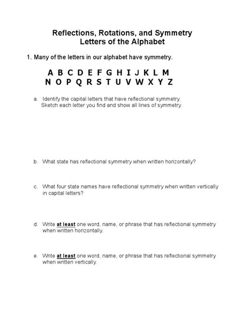 A, h, i, m, o, u, v, w, x and y. Alphabet | Symmetry | Alphabet
