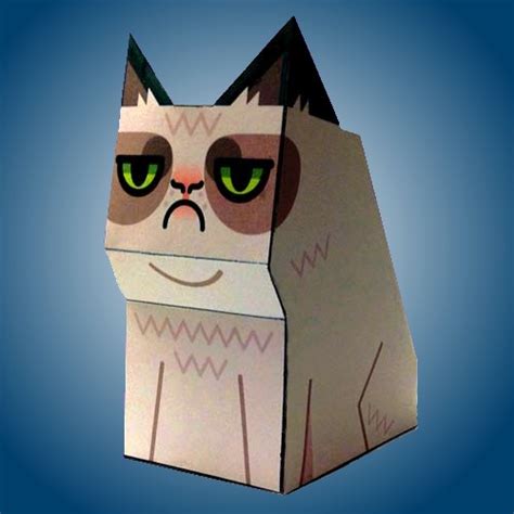 Grumpy Cat Papercraft