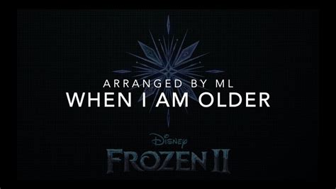 Piano Cover Josh Gad Olaf When I Am Older Frozen 2｜當我長大之後 魔雪奇緣