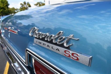 1966 Chevrolet Impala Ss 56172 Miles Marina Blue Manual Classic