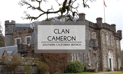 Achnacarrycastle—scotland Clan Cameron Socal