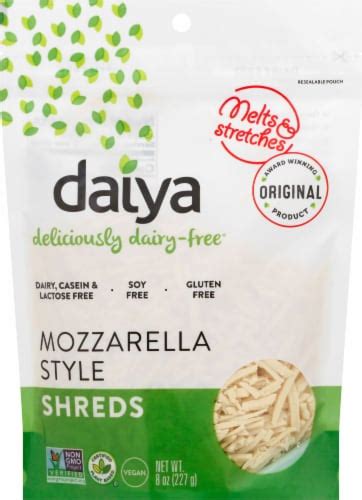 Daiya Dairy Free Mozzarella Style Vegan Cheese Shreds 8 Oz Kroger