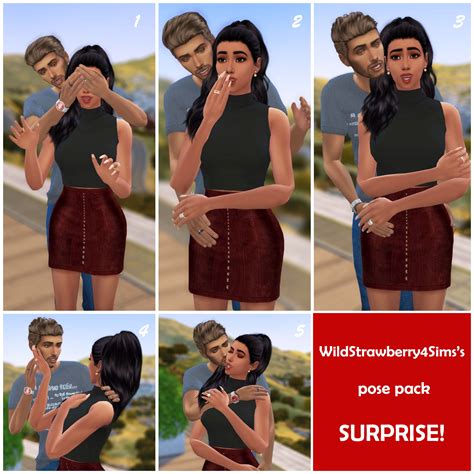 The Sims 4 Pose Pack Ts4 Thesims4 Thesims4posepack Surprise