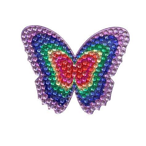 Stickerbeans 2 Terez Multi Color Butterfly