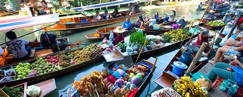 Bangkok Floating Market And Rose Garden 1 Day Shore Excursions Asia