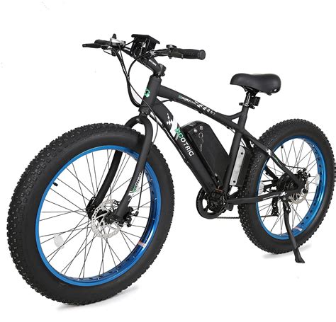 Ecotric Fat Tire Electric Bike Beach Snow Bicycle 26″ 40 Inch Fat Tire