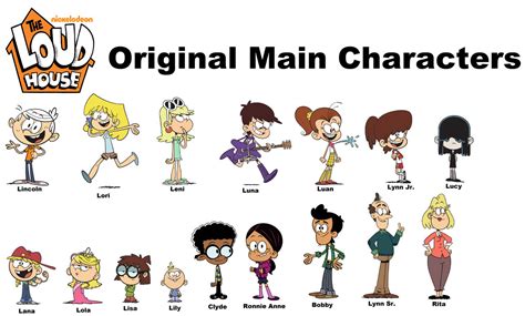 The Loud House Original Main Characters By Brianramos97 On Deviantart