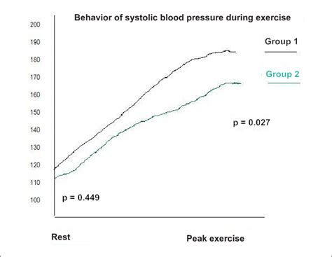 Behavior Of Blood Pressure During Exercise Note The Significant