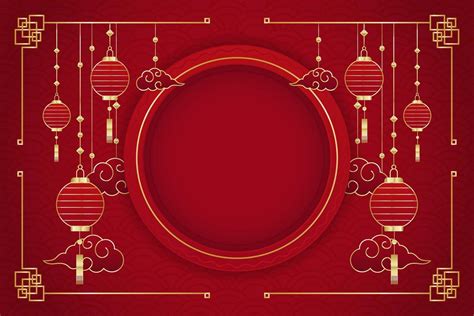 Chinese New Year Red Background 1978676 Vector Art At Vecteezy