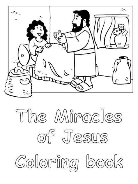Jesus Miracles Coloring Coloring Pages