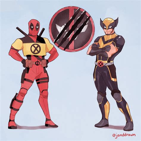 Deadpool X Wolverine Fan Art By Me Rmarvel