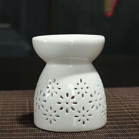 Tea Light Candle Holder Wax Melt Warmer Essential Oil Burner Ceramic