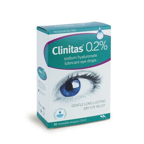 Buy Clinitas 0 2 Soothe Eye Drops For Dry Eye Suitable For Contact