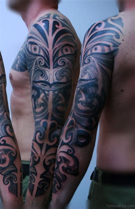 56 Maori Tattoo Designs On Full Sleeve Tattoo Designs