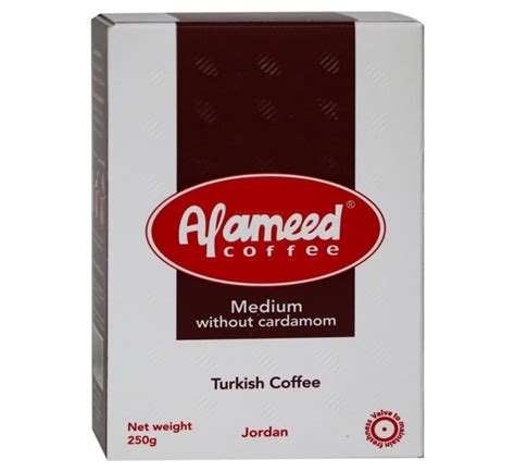 Al Ameed Turkish Coffee Medium Without Cardamom G Buy Online At Best