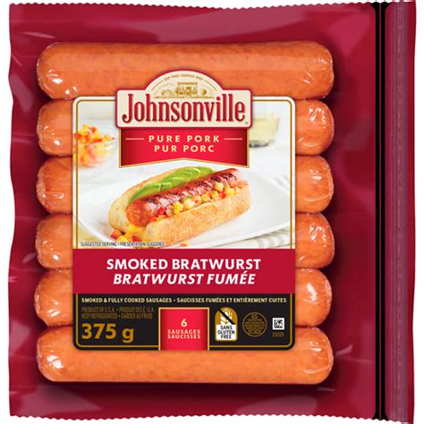 Johnsonville Smoked Brats 101146 Smoked And Cooked 375 G Instacart