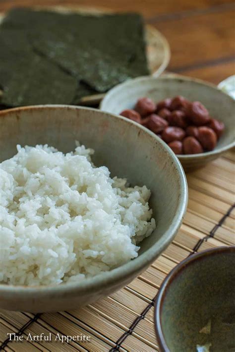 Umeboshi Onigiri Pickled Plum Rice Balls The Artful Appetite 2 The