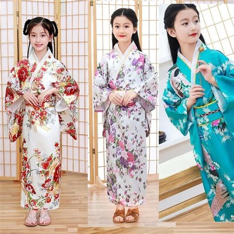 Japanese Kimono For Kids Japanese Dress 9 Designs Etsy
