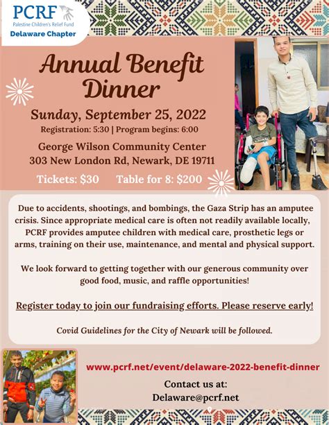 Delaware Annual Benefit Dinner 2022