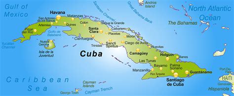 Printable Map Of Cuba