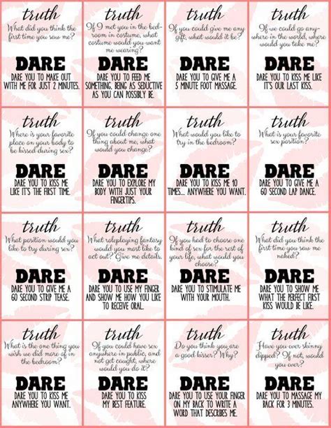 Couples Truth Or Dare Date Night Game Couple Games Date Night Games Couples Game Night