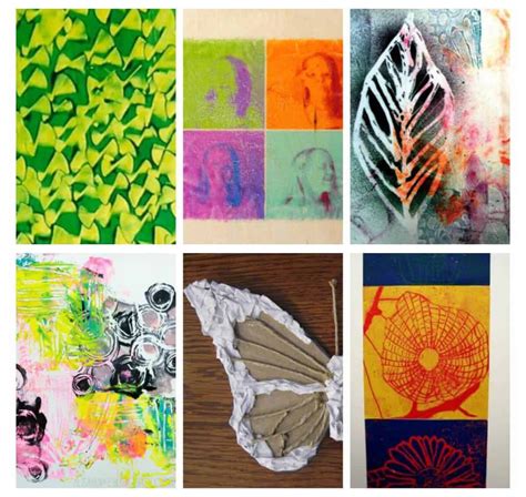 An overview of original prints. 25 Cool Printmaking Ideas For Kids · Craftwhack
