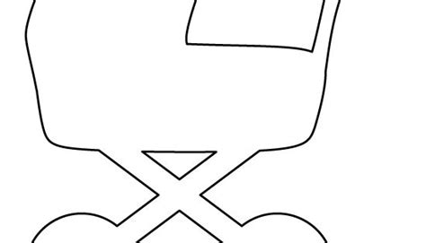 Baby Carriage Pattern Use The Printable Outline For Crafts Creating