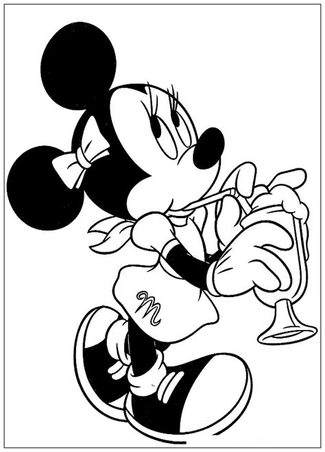 Dibujos De Minnie Mouse Para Colorear Dibujos Para Colorear