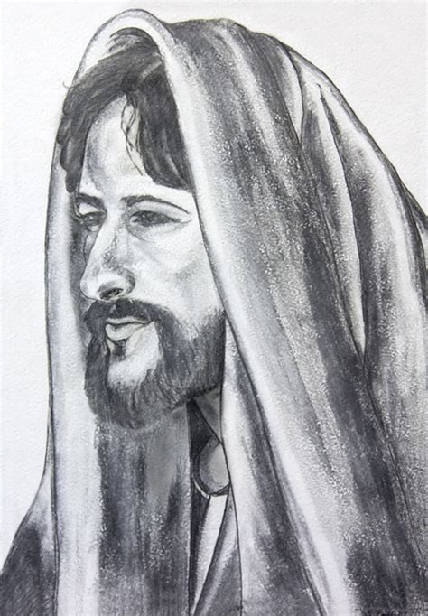 Old Pencil Drawing Of Jesus Christ By Stachrogalski On Deviantart