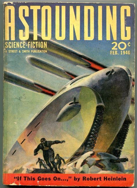 Astounding Issue Year February 1940 Condition Vg Robert Heinlein