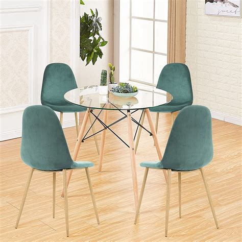 Maybe you would like to learn more about one of these? Green Forest GreenForest Dining Table Round Clear Glass ...