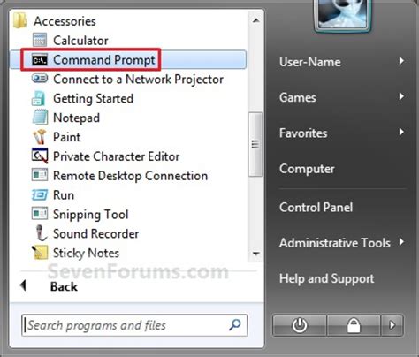 Do the same steps as mentioned in 2 i.e. Command Prompt - Windows 7 Help Forums