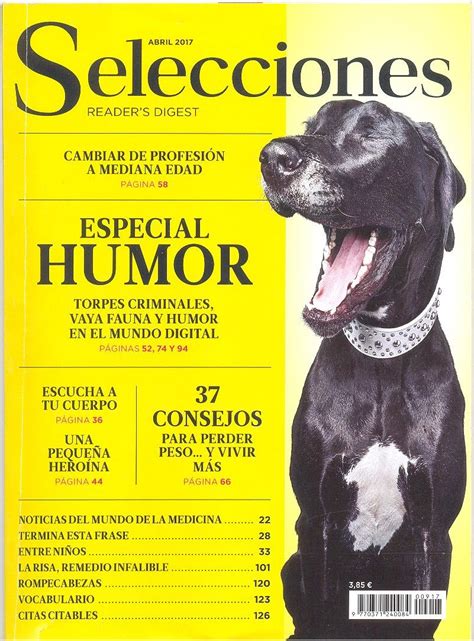Colección De Revistas Selecciones 2017 04 Abril De 2017 Edición Española