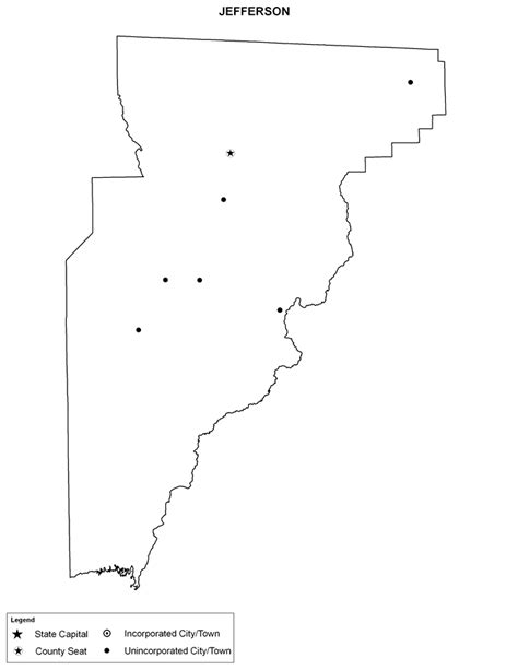 Jefferson County Cities Outline 2009