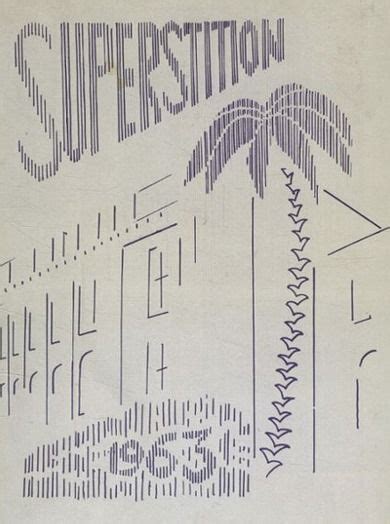 The Cover Of The 1963 Superstition Yearbook Of Mesa High School In
