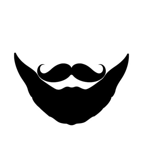 Premium Vector Beard Icon Vector