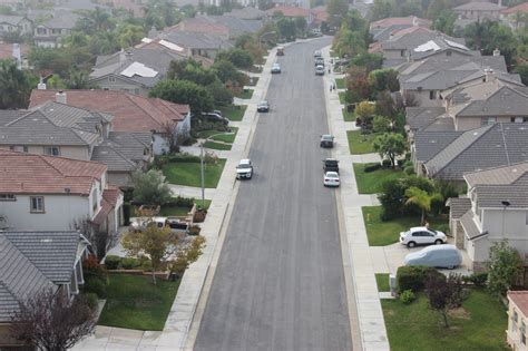 Free Stock Photo Of Aerial View Of Neighborhood Street