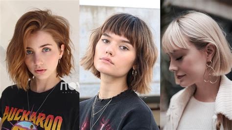 55 Hot Short Bobs With Bangs Haircuts And Hairstyles For 2020