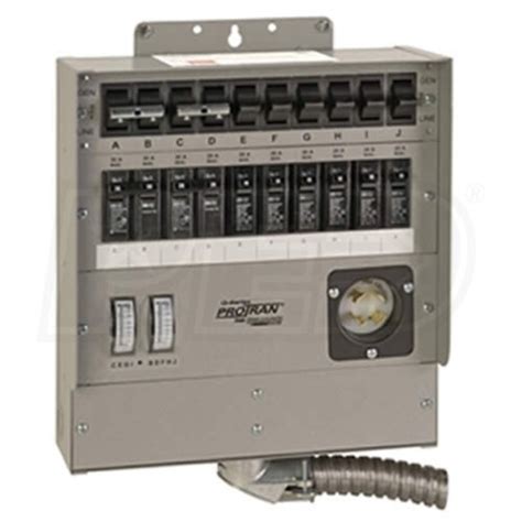 Reliance Controls Q310a 30 Amp 120240v 10 Circuit Transfer Switch W
