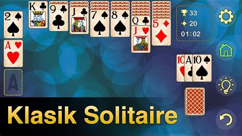 Klasik Solitaire Klondike — 100 Türkçe Ücretsiz Klasik Solitaire