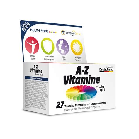PHARMAVITAL A Z Vitamine Lutein Q Tabletten Stück online kaufen